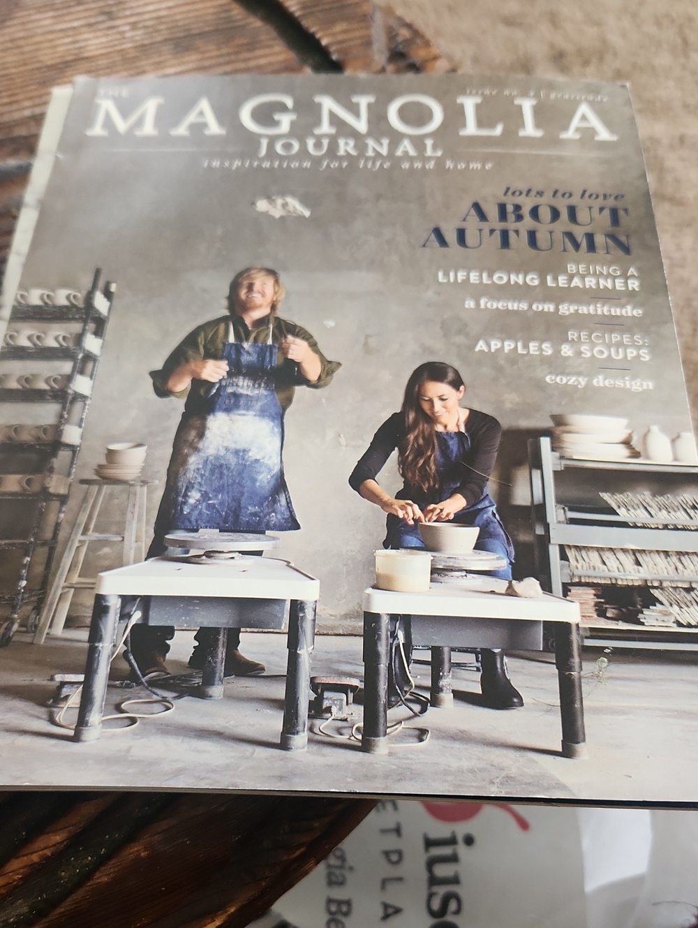 Magnolia Journal - Neutral Gray & Blue Cover Issue 4